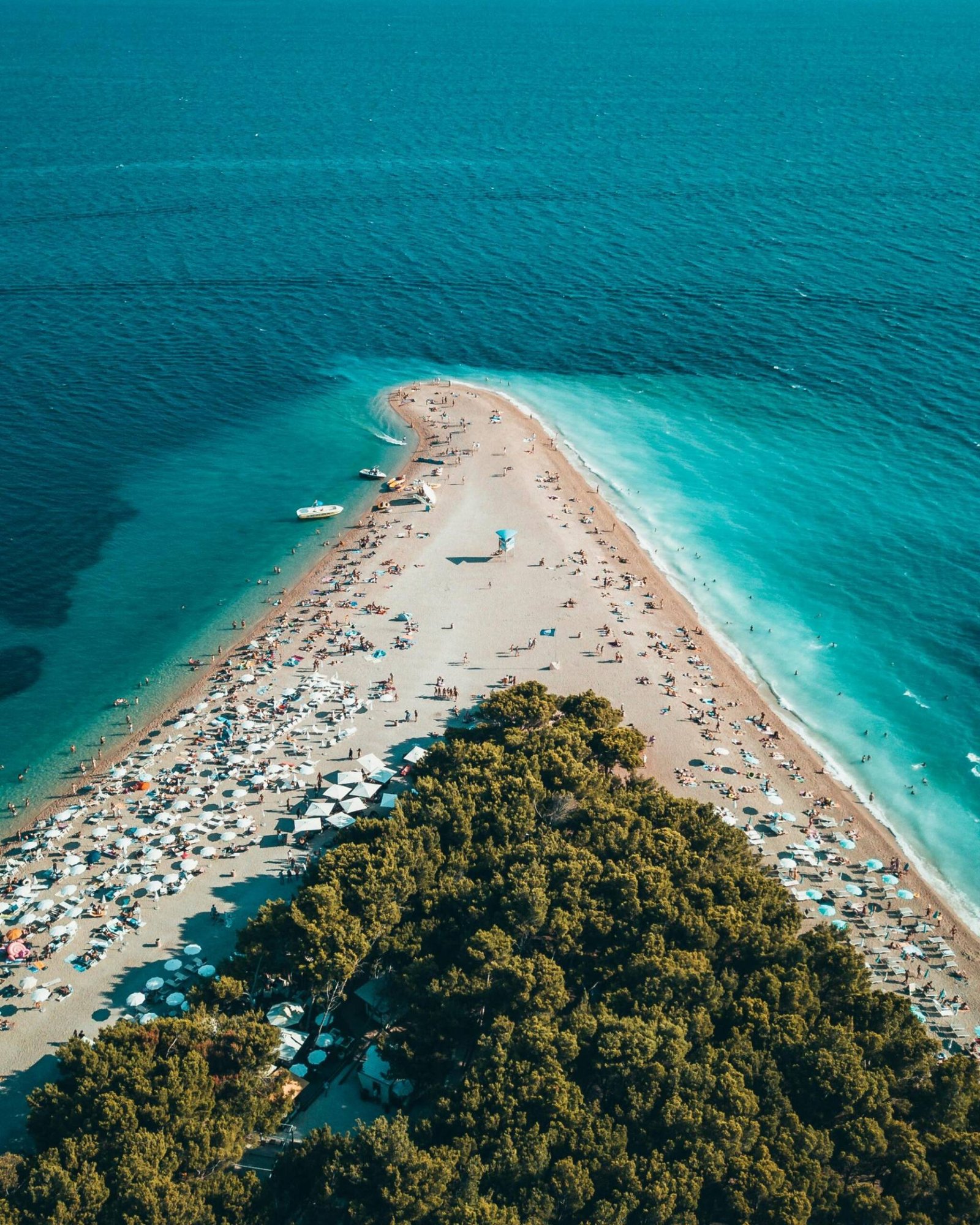 Private day trip from Split to Brač Island, exploring Bol Beach, the famous Zlatni Rat, and other scenic spots on the island