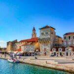 trogir, historic center, city